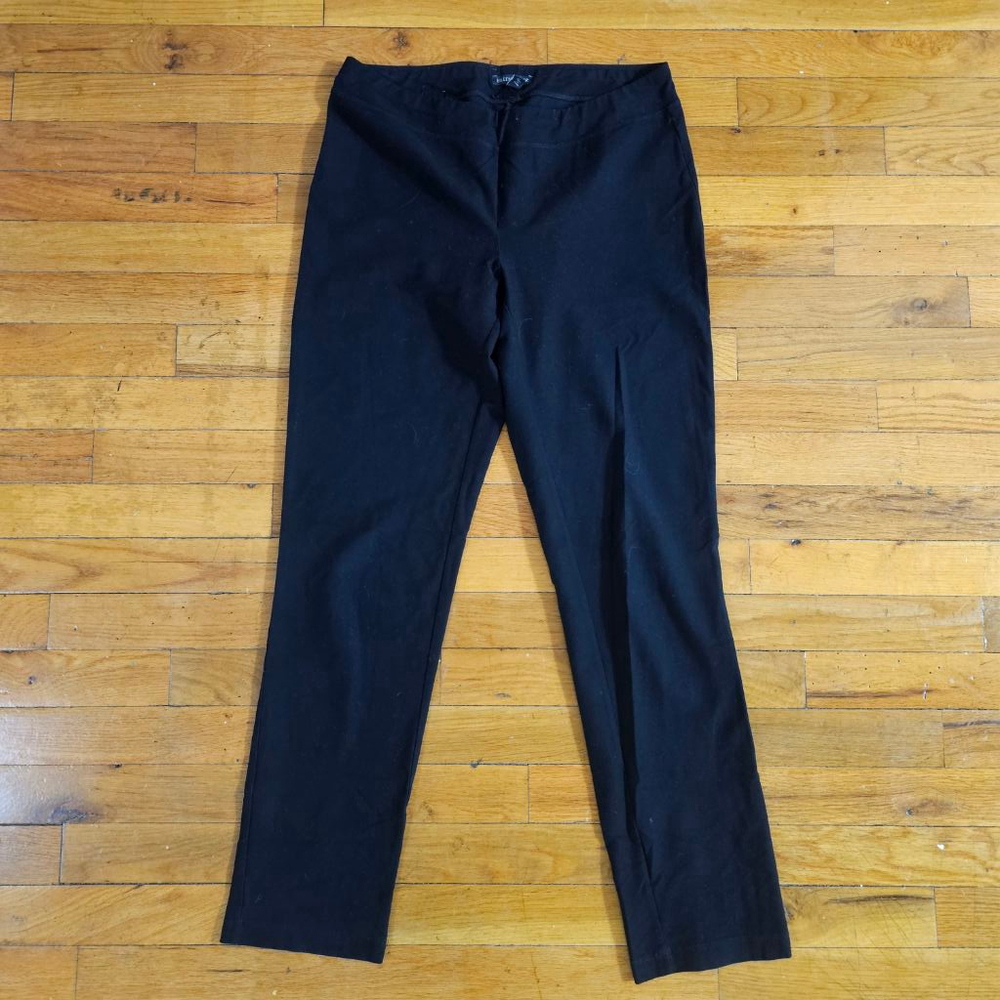 Eileen Fisher Black Viscose Pants Extra Small